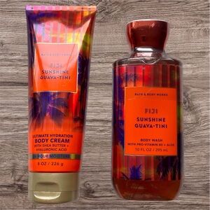 Bath and Body Works Fiji Sunshine Guava-tini 2 Piece Set